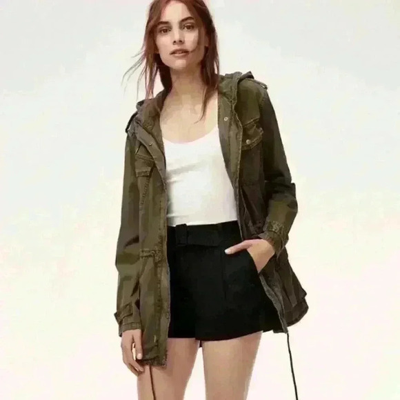 Vintage  Talula Aritiza Women’s Trooper Utility Green Normcore Jacket XXS - Picture 1 of 16